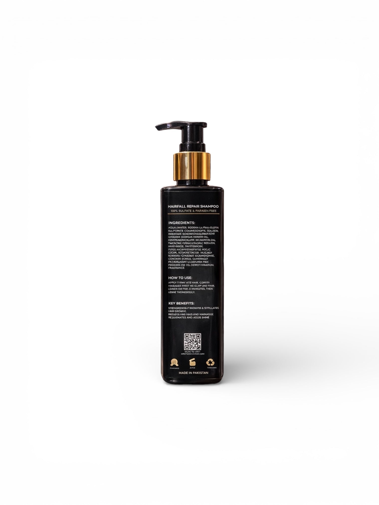 Hair Fall Control Shampoo - Stronger & Healthier Hair - 200ml